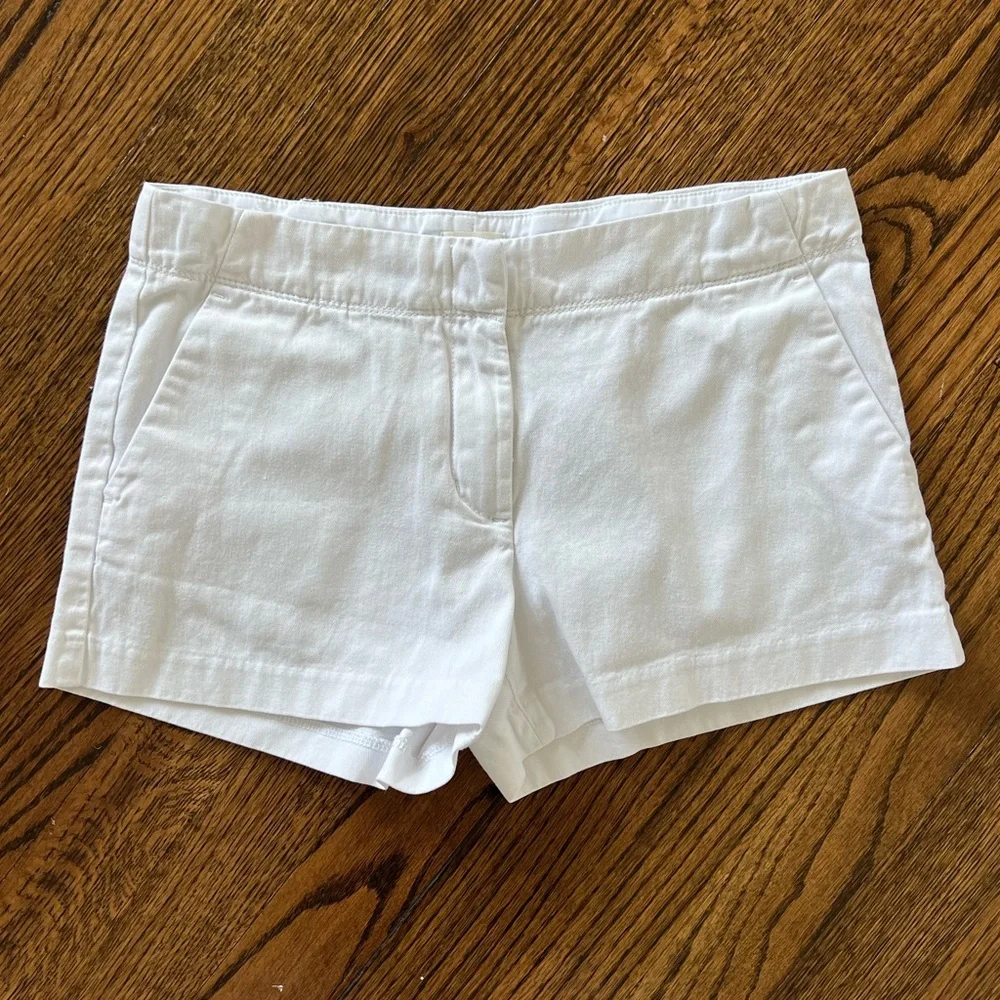 Girls J. Crew Factory Chino Shorts with Adjustable Waist - Picture 2 of 5